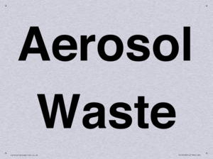 Aerosol Waste